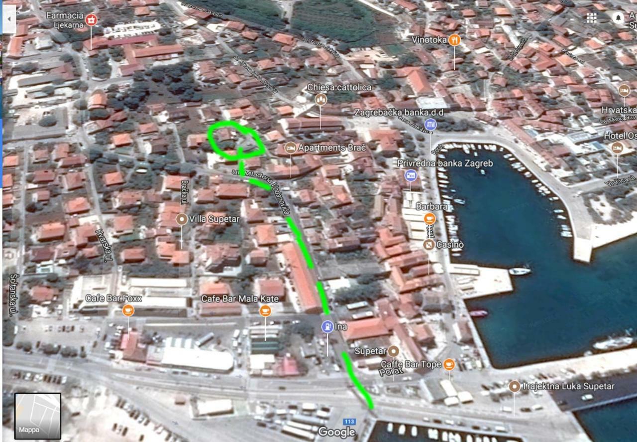 Apartman Mladenka San Pietro di Brazza Esterno foto